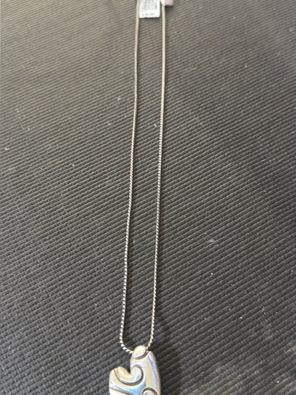 Sterling Silver Heart Pendant Necklace